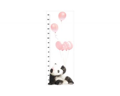 Dekornik , Miarka Wzrostu Panda z różowymi balonami