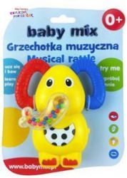 Baby Mix Grzechotka Muzyczna Słonik