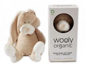 Wooly Organic, Classic Bunny, Zajączek przytulanka organiczna, 43 cm