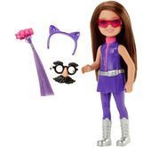Barbie Chelsea Mała agentka Mattel (fioletowa)