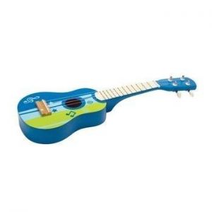 HAPE Niebieska gitara ukulele, zabawka muzyczna dla dzieci