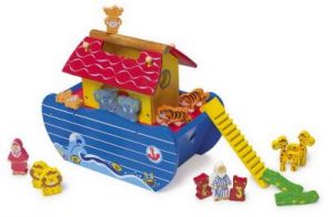 Arka Noego, 21 części - zabawka drewniana dla dzieci