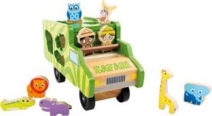 Autko z sorterem Safari - zabawka dla dzieci