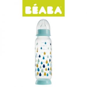 Beaba - Butelka antykolkowa 330 ml Rainbow blue