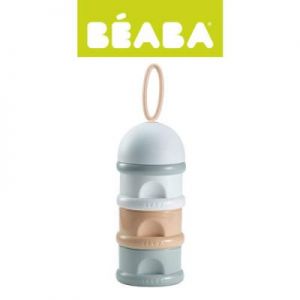 Beaba - Pojemniki na mleko w proszku dla niemowląt nude