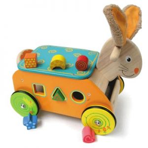 Jeździk dla dzieci - królik sorter