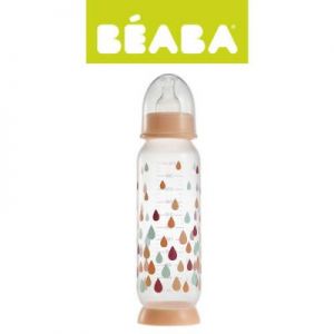 Beaba - Butelka antykolkowa 330 ml Rainbow nude