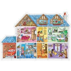 Domek dla lalek - duże puzzle