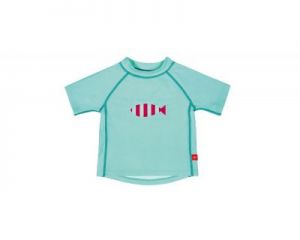 Koszulka T-shirt do pływania Aqua, UV 50+, 6-12 mcy