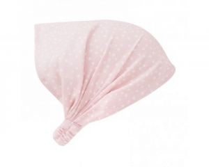 Samiboo, Bambusowa opaska confetti różowe z gumką na głowę regulowana