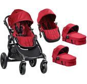 Wózek wielofunkcyjny 2w1 City Select Double Baby Jogger + GRATIS (red)