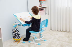 Vipack COMFORTLINE biurko i krzesło dla dziecka - zestaw BLUE