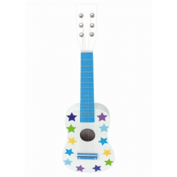 Drewniana gitara blue star
