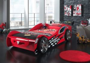 Łóżko AUTO samochód Grand Turismo czerwony, łóżko dla dziecka
