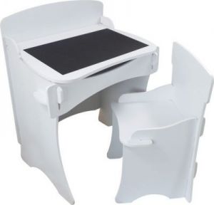 Kidsaw biureczko i krzesło - białe dla dzieci
