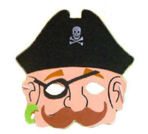 Maska z pianki dla dzieci - pirat