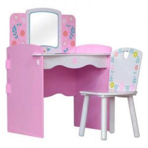 Kidsaw Komplet toaletka i krzesło dla dziewczynki z serii Country Cottage