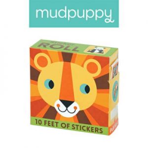 Mudpuppy - Naklejki na rolce Zwierzęta świata