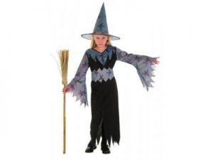 Strój na Halloween Czarownica 7 - 9 lat kostium/ przebranie dla dzieci, odgrywanie ról