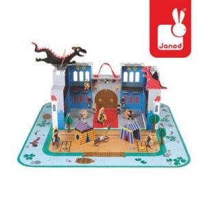 Zamek rycerski w walizce - zabawka dla dzieci