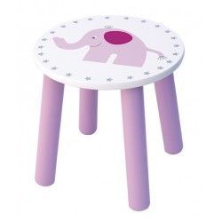 Krzesełko różowy słoń