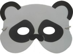 Maska z pianki dla dzieci, odgrywanie ról - panda