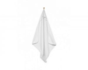 Mięciutki ręcznik  z kapturem 75x75cm Biały