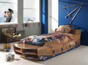 Łóżko łódź, łajba Pirata - łóżko dla dziecka