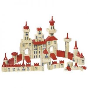 Zamek z klocków 150 elementów do zabawy dla dzieci