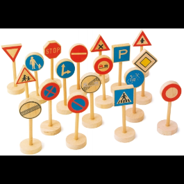 Znaki drogowe dla dzieci (18 elementów)