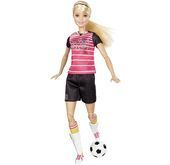 Barbie Lalka Sportowa Mattel (piłkarka blondynka)