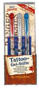 Długopisy żelowe do tatuażu Captn Sharky