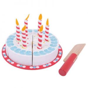 Tort urodzinowy do zabawy dla dzieci, Bigjigs