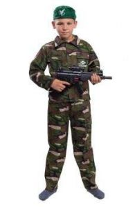 Żołnierz - kostiumy dla dzieci, odgrywanie ról 122-128