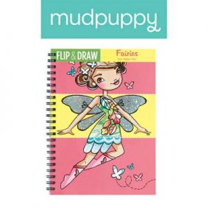 Mudpuppy - Zeszyt do rysowania potrójny Wróżki