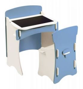 Kidsaw biureczko i krzesło - błękitne dla dzieci
