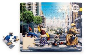 Baranek Shaun na Abbey Road - puzzle dla dzieci