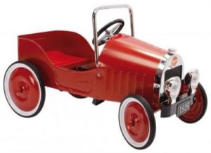 Samochód na pedały dla dzieci Baghera Classic - czerwony
