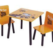 Kidsaw Komplet Stolik i 2 krzesełka Koparka JCB