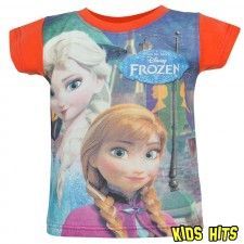 Koszulka Frozen "Elsa & Anna" pomarańczowa 3 lata