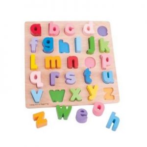 Bigjigs - Puzzle ABC - małe litery