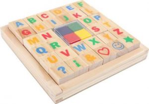 Zestaw stempli Alfabet - kreatywna zabawka dla dzieci