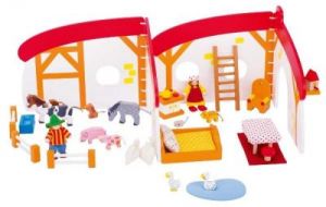 Domek dla lalek - farma - zabawki dla dzieci