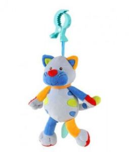Babyono - Zabawka welurowa z wibracją kotek