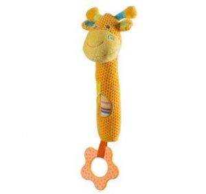 Babyono - Zabawka piszcząca z gryzakiem żyrafa