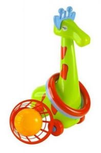 Żyrafa na kółkach zabawka dla dzieci