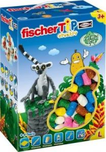 Fischer TiP Box L do kreatywnych zabaw dla dzieci, chrupki kukurydziane do zabawy