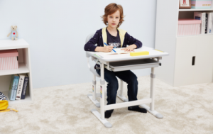 Vipack COMFORTLINE biurko dla dziecka z krzesłem - zestaw SILVER