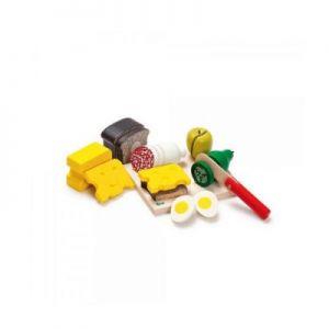 Zestaw klocków "spożywczych" do nauki krojenia - zabawki dla dzieci