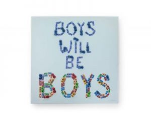 Childhome, Obrazek Boys Will Be Boys 75x75x4 cm